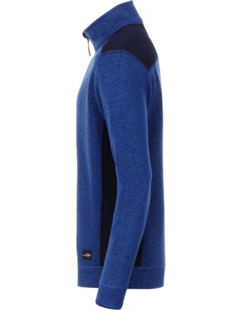 Îmbrăcăminte de lucru pentru bărbați, din fleece tricotat, cu fermoar 1/2 - rezistentă